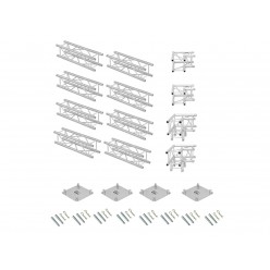 ALUTRUSS Truss set QUADLOCK 6082 U-Figure 7x4x3.5m (WxDxH)